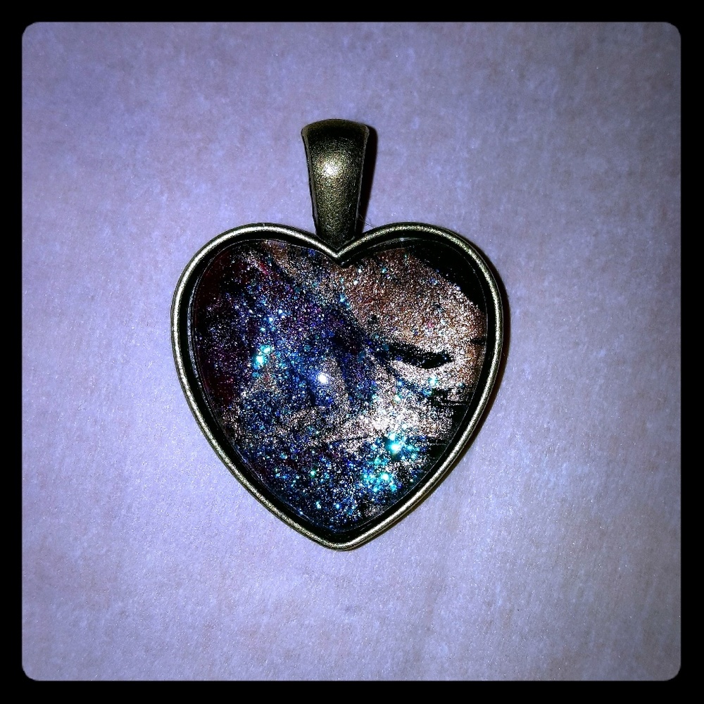 Handpainted Necklace Pendant